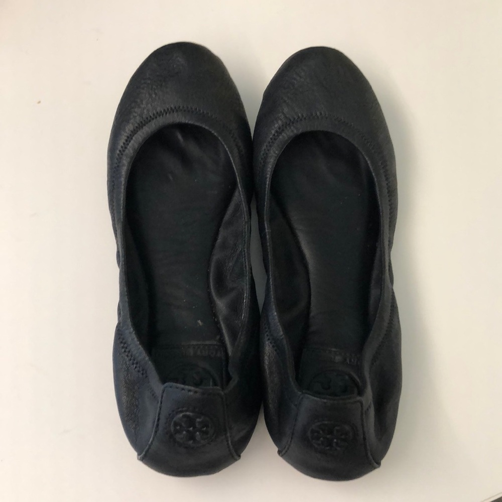 Black Tory Burch Ballerina Shoe